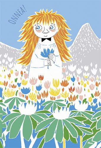 2-osainen kortti Muumi