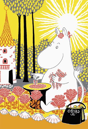 2-osainen kortti Muumi