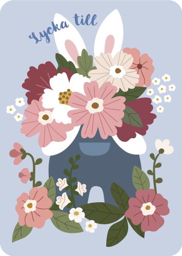 Postikortti Lulu-Helina ruotsinkielinen