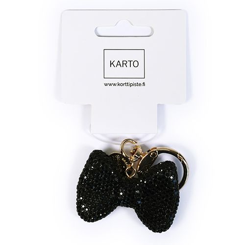 Avaimenperä rusetti musta