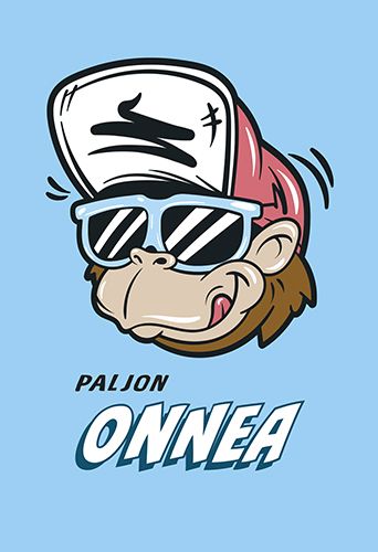 2-osainen lasten onnittelukortti