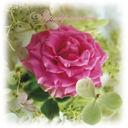 2-osainen äitienpäiväkortti