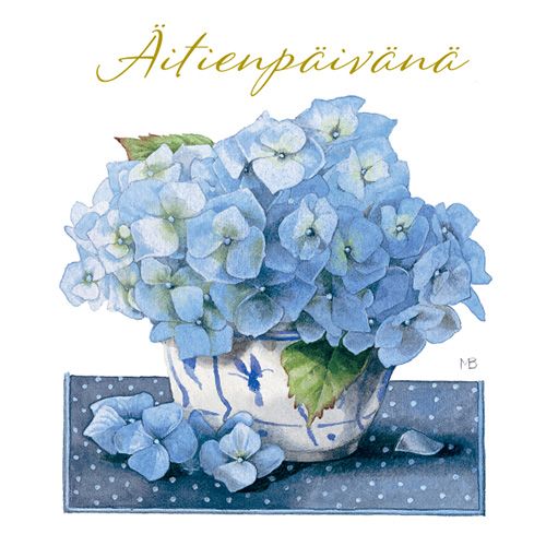 2-osainen äitienpäiväkortti Marjolein Bastin