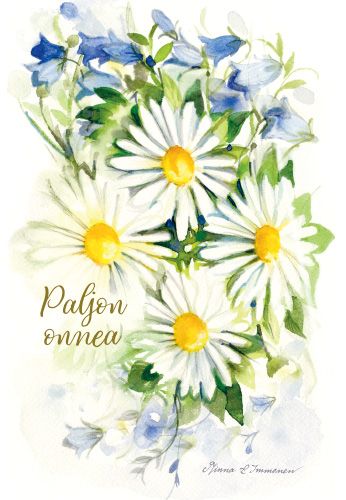 2-osainen kortti Minna Immonen