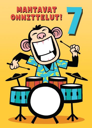 Postikortti onnittelu 7v Hallmark