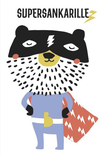 2-osainen lastenkortti