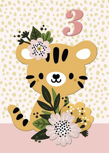 Postikortti onnittelu 3v