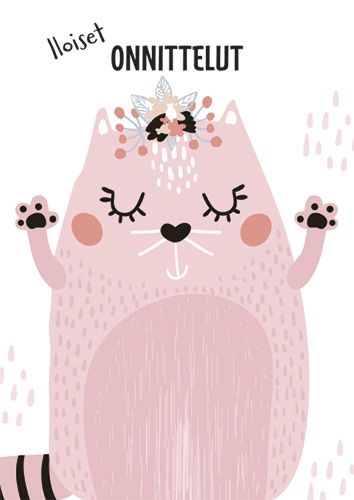 Postikortti lasten onnittelu