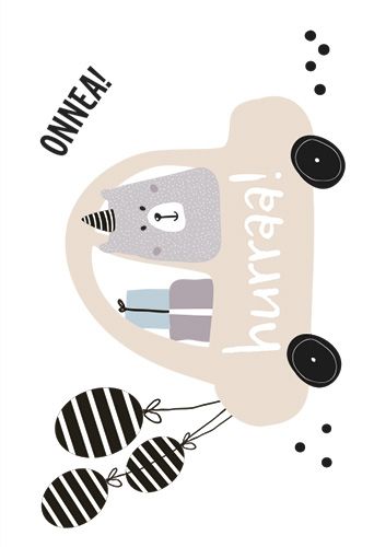 2-osainen lastenkortti