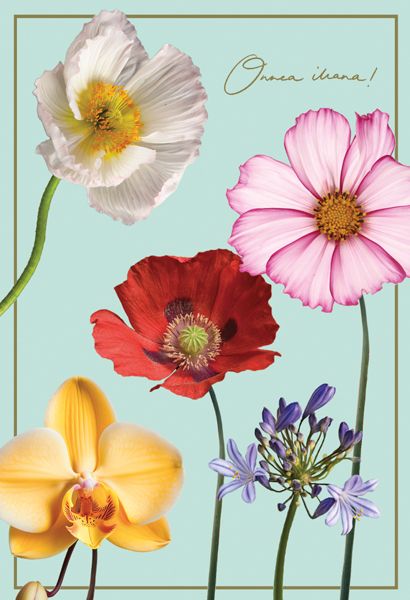 2-osainen kortti Garden by Uhana