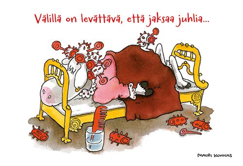 2-osainen kortti Mauri Kunnas