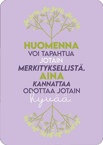 Postikortti Hidasta Elämää