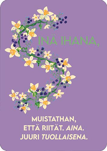 Postikortti Hidasta Elämää