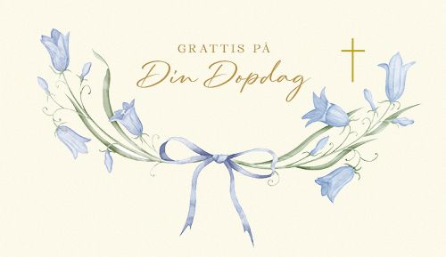 2-osainen kastekortti poika ruotsinkielinen