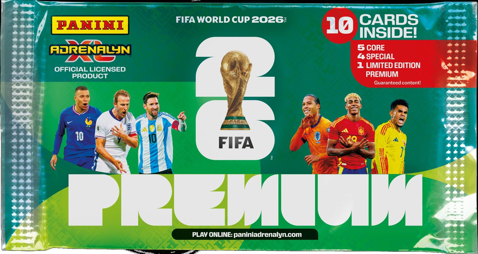 Fifa Adrenalyn XL World Cup 2026 - Premium packet Kortit