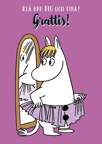 Postikortti Muumi ruotsinkielinen