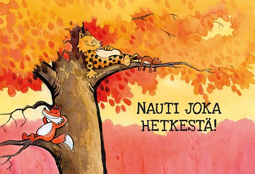 2-osainen kortti Kamala luonto