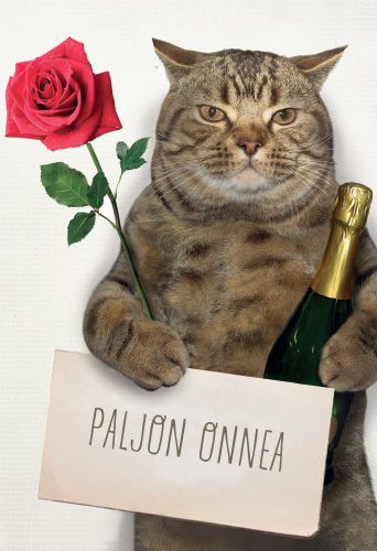 2-osainen onnittelukortti