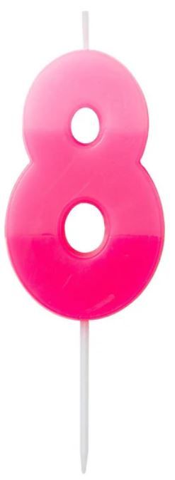 Numerokynttilä 8