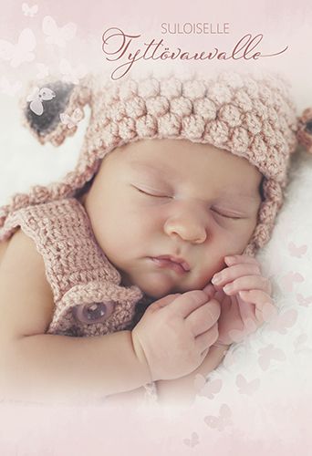 2-osainen vauvaonnittelu tyttö