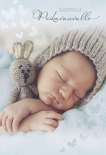 2-osainen vauvaonnittelu poika