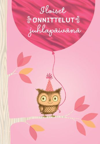 2-osainen lasten onnittelukortti Hallmark