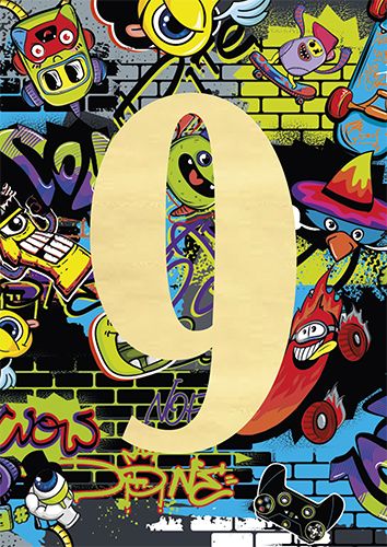 Postikortti onnittelu 9 v