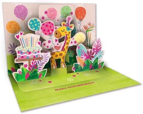 2-osainen lastenkortti