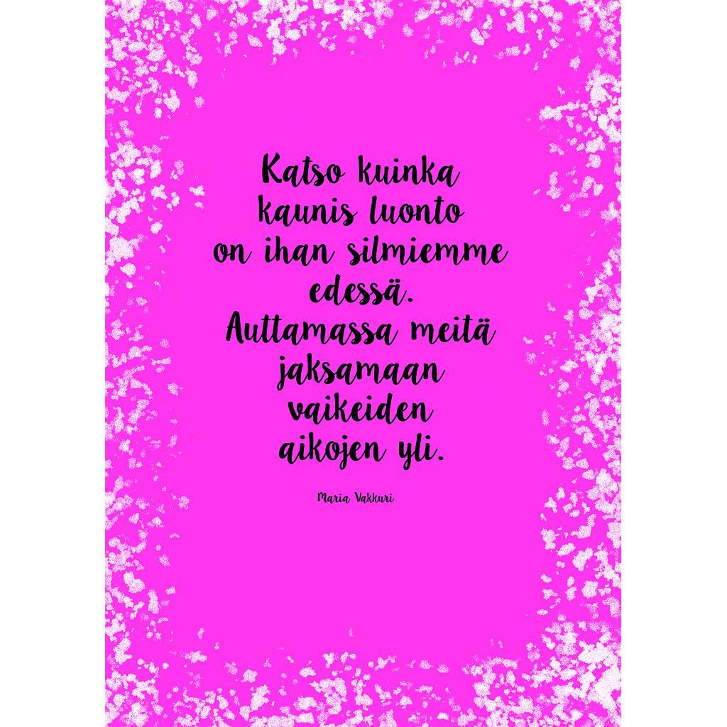 1-os kortti Maria Vakkuri