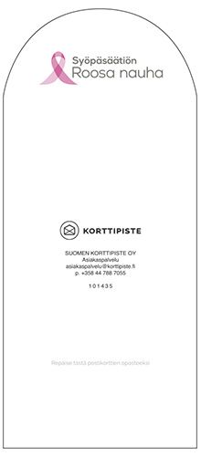 1 lokeron riviopaste joulu SPR - Roosa nauha