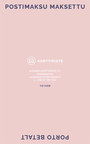 1-lok riviopaste Ystävänpäivä Alla hjärtans dag PMM Porto betalt