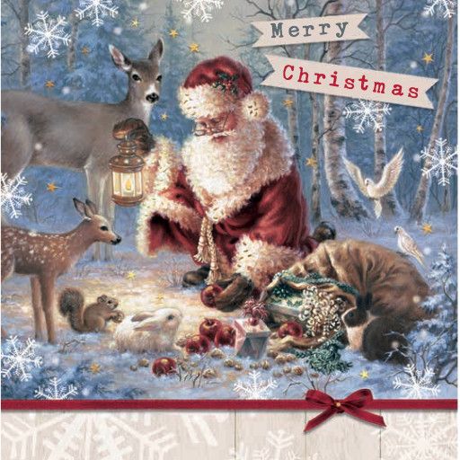 Joulukortti neliö englanninkielinen