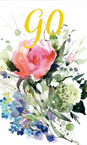 2-osainen vuosikortti 90v Minna Immonen