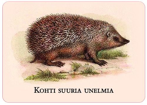 Postikortti ajatelma