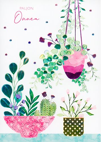 2-osainen kortti Paper Rose