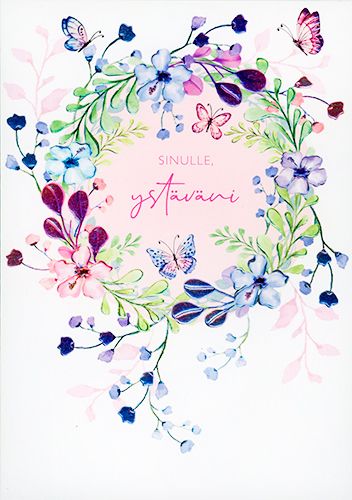 2-osn kortti Paper Rose