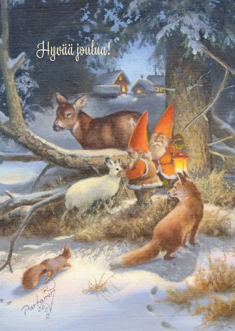 Joulukortti Raimo Partanen