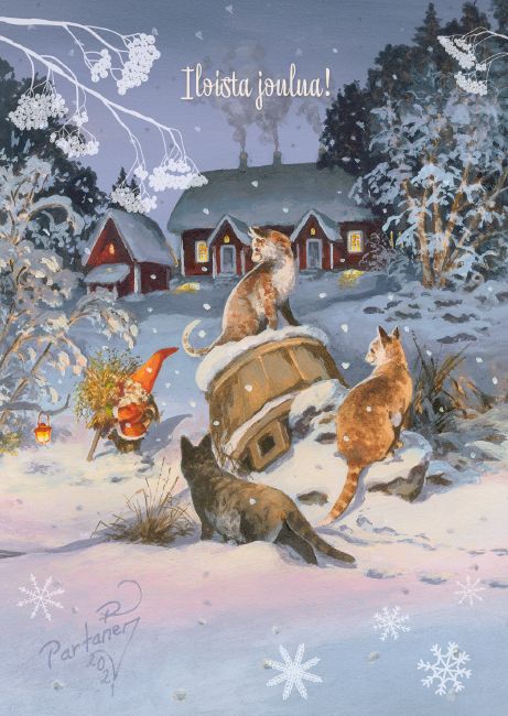Joulukortti Raimo Partanen