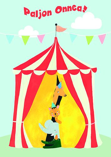 Postikortti lasten onnittelu Iisa Nuorttila
