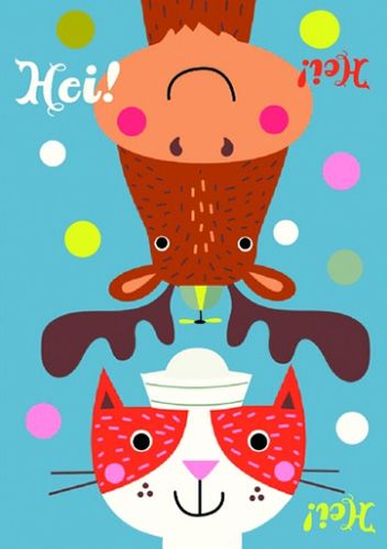 Postikortti lasten onnittelu