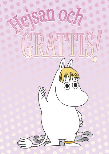 Postikortti Muumi ruotsinkielinen