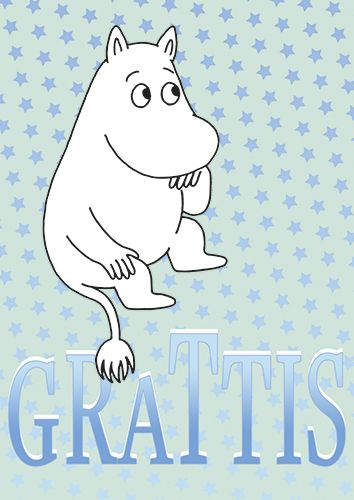 Postikortti Muumi ruotsinkielinen