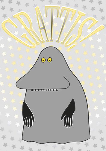 Postikortti Muumi ruotsinkielinen