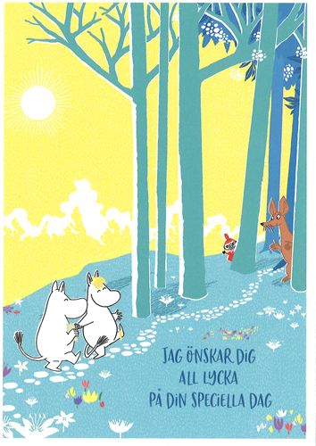 Postikortti Muumi ruotsinkielinen