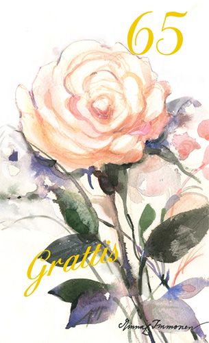 2-osainen vuosikortti 65v Minna Immonen ruotsinkielinen