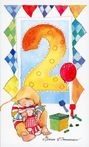 2-osainen vuosikortti 2v Minna Immonen