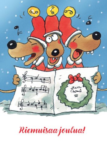 Joulukortti Mauri Kunnas