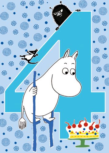 Postikortti 4v  Muumi