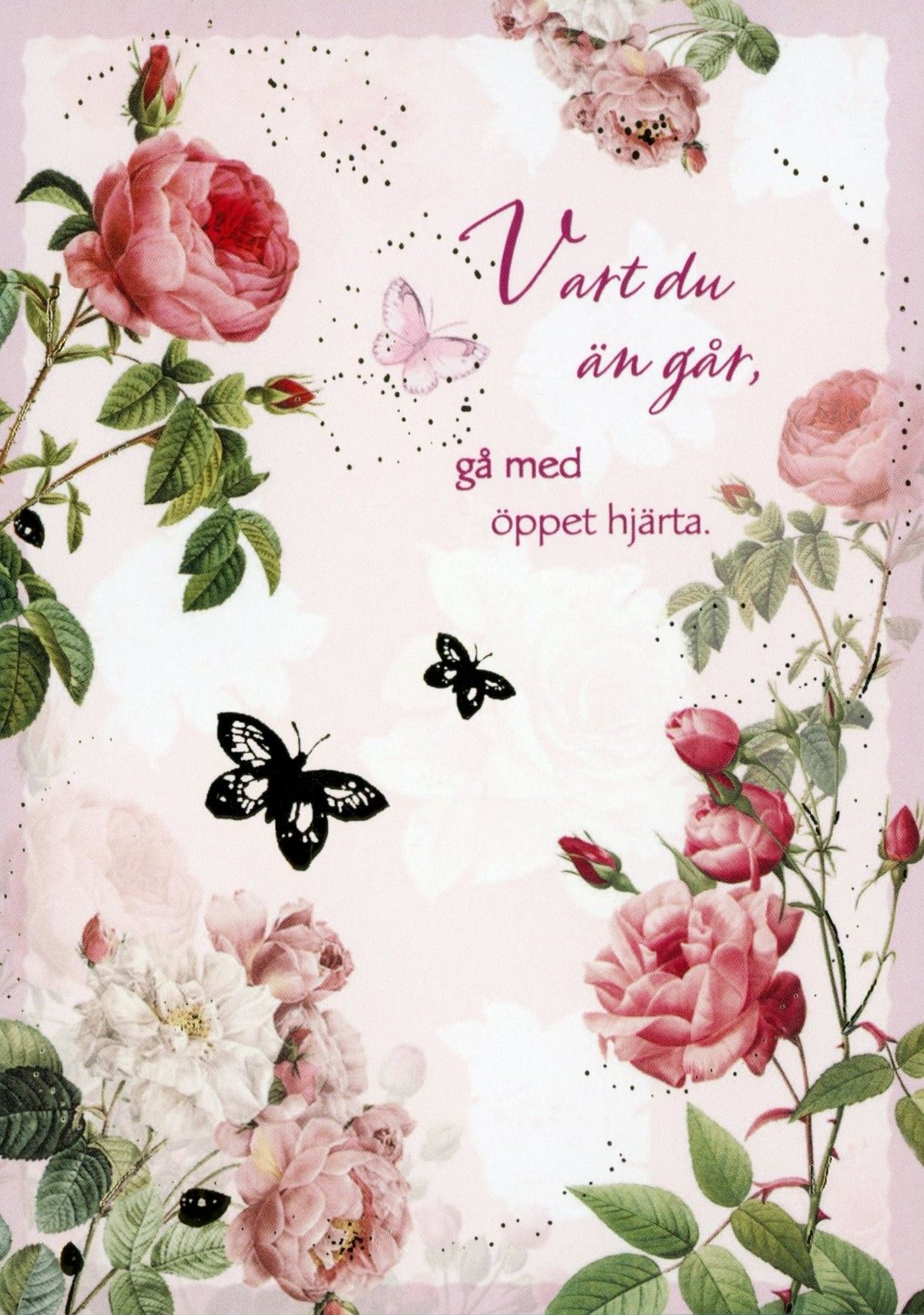 Postikortti ajatelma ruotsinkielinen