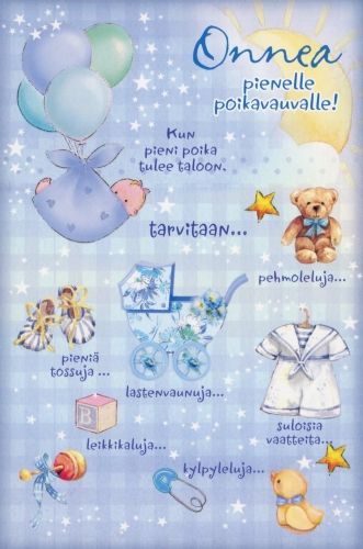 2-os vauvakortti poika